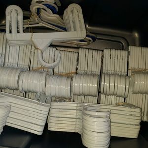 RARE 40 kids baby hangers 20 BOTTOMS SKIRT 20 T hangers